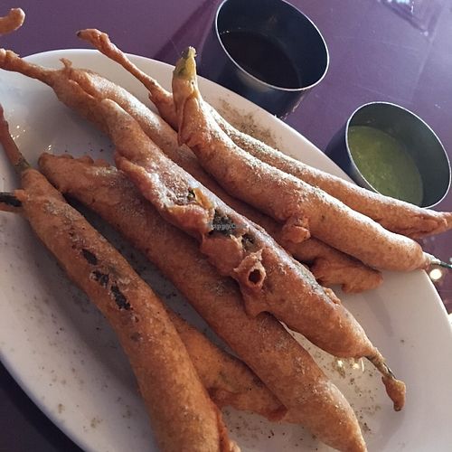 Chili Pakora  at Udupi Bhavan in Shrewsbury