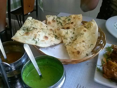papadam at Italian Indian Palace in Viseu