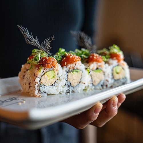 vegan crab sushi at The Whet Noodle  in Oceanside