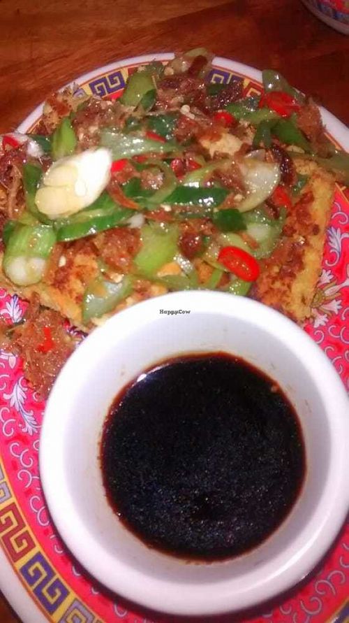 Sweet potato and soy bean cakes at Hanoi Bike Shop in Glasgow