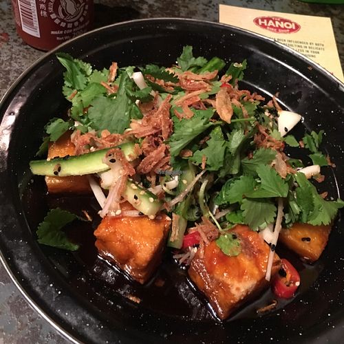 temple tofu at Hanoi Bike Shop in Glasgow