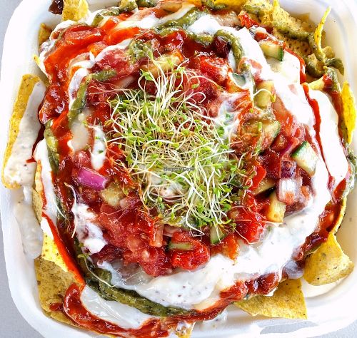 Big Boy Nachos at Mr Jackson's Plant Based Food Truck in Tauranga