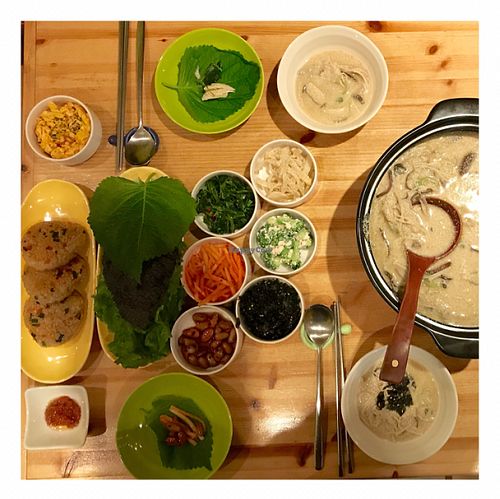 the mushroom stew is so good! at Brownrice - 브라운라이스  in Seoul