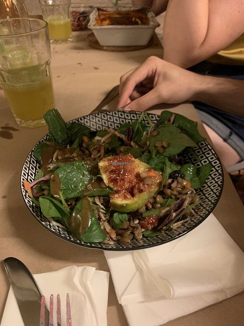 Vegan salad   at Escandinavia Green Spirit in Fuseta