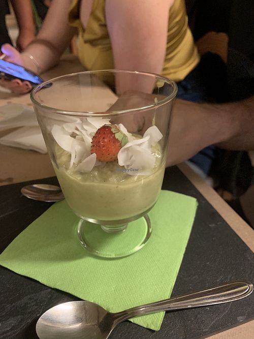 The vegan one dessert   at Escandinavia Green Spirit in Fuseta