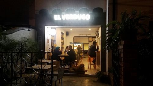 outside at night at El Verdugo in Bogota