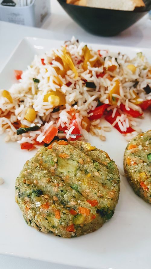 Quinoa burger, vegan #1 at Gelateria Pasticceria Dolce Mondo in Trento
