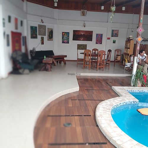 por 3 ra vez nos mudamos a un lugar mas amplio muy acogedor con piscina pensando en el calor de pucallpa esperamos tenerte pronto un lugar muy ttranquilo  at Elixir Restaurante Pucallpa in Pucallpa