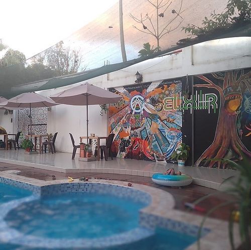 indispensable para esta calor piscina todo el dia tiene un costo adicional solo de 10 soles  at Elixir Restaurante Pucallpa in Pucallpa