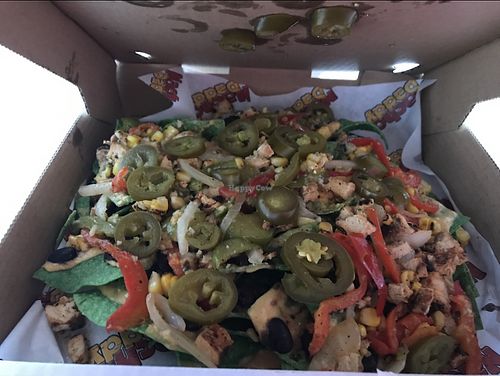 Vegan Chik’n Nachos  at Nacho Daddy - The Strip in Las Vegas