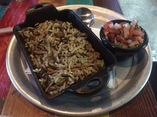 Side of wild rice at Nacho Daddy - The Strip in Las Vegas