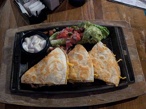 Quesadillas at Nacho Daddy - The Strip in Las Vegas