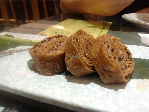 Vegetarian goose at Vegetarian Dumpling in Beijing