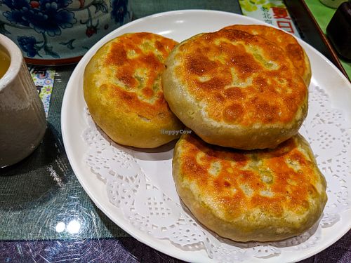 Yummy vegan food at Vegetarian Dumpling at Vegetarian Dumpling in Beijing