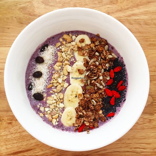 Acai bowl  at Nourish Cafe in Yangon