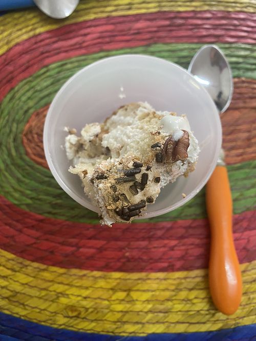 Vegan Chocolate/Coffee Cake for Dessert  at Los Alebrijes Veg in Mexico City