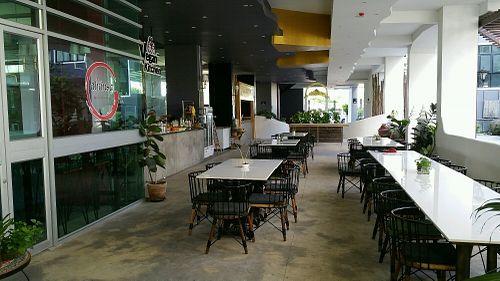 inside seating at Ama Vegan Kitchen in Chiang Mai