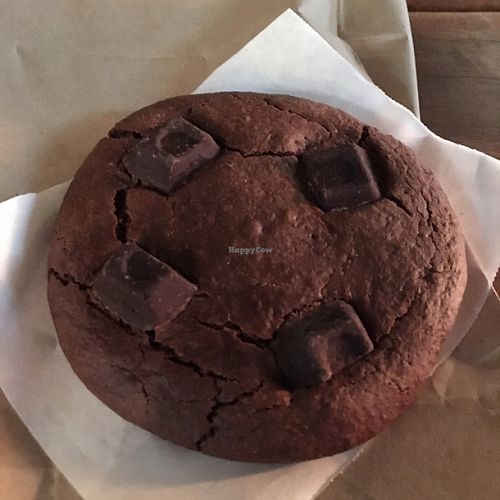 Vegan chocolate chip cookie at Lord of the Fries - Britomart in Auckland