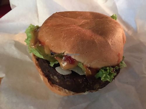Supreme burger at Lord of the Fries - Britomart in Auckland