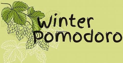 logo at Pomodoro's in Antibes