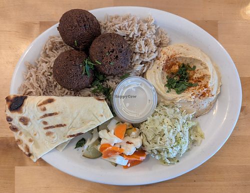 Falafel Plate at Ya Hala in Portland