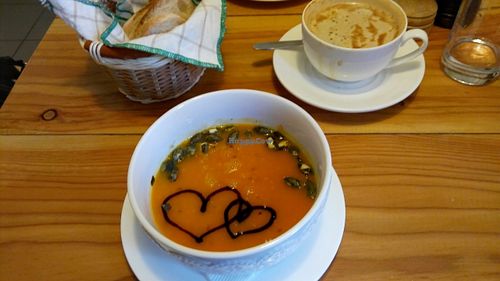 Pumpkin Soup at Dreamers Place in Lviv