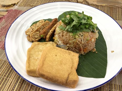 fried rice with Tempe and tofu at Holy Basil in Ubud