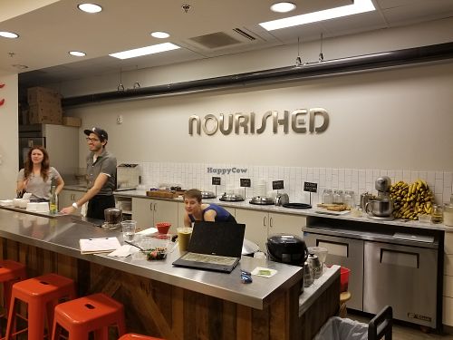 Inside at Nourished Food Bar in Oklahoma City