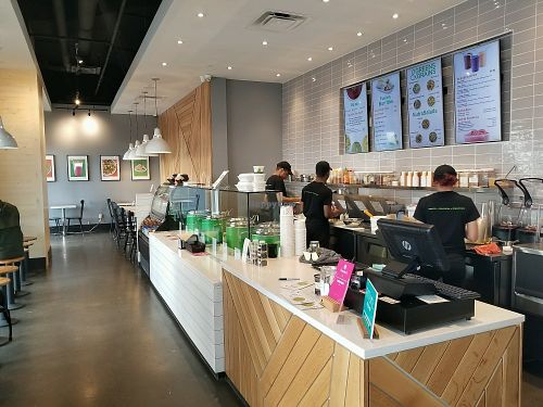 inside at SÜÜP Health Bar in Toronto