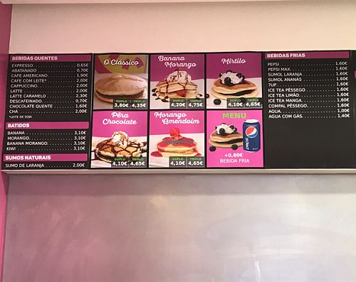 Menu overview #2 at Tweny Leaf in Lisbon