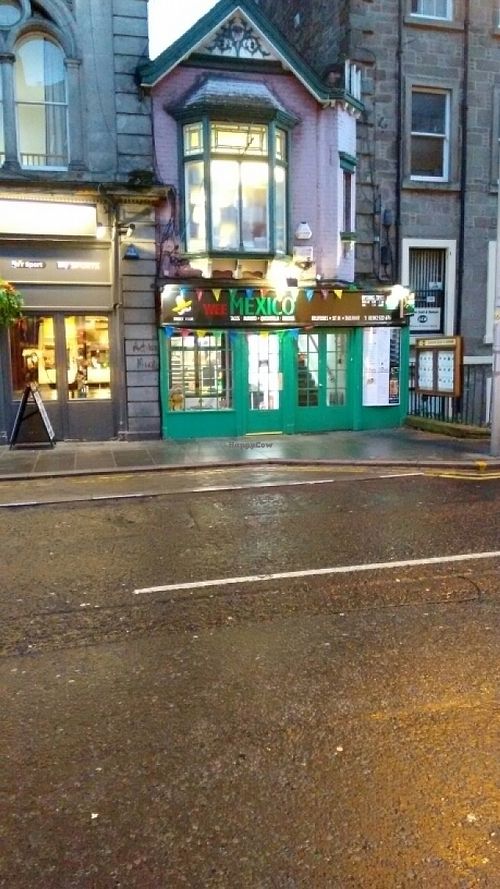 outside at WeeMexico in Dundee