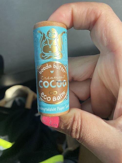 Yay!!!!! Cutie Lip Balm, Super Smoooooth - Vegan, Cruelty Free, Non-GMO, Biodegradable Paper Tube 💕💕💕  at Alameda Natural Grocery in Alameda