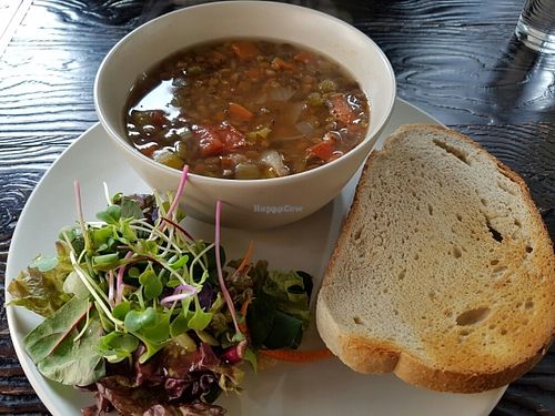 lentil soup at Vegetus 베제투스 in Seoul