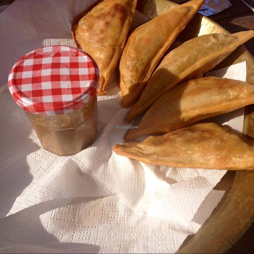 samosa at Sadiq's Samosa's in Amsterdam