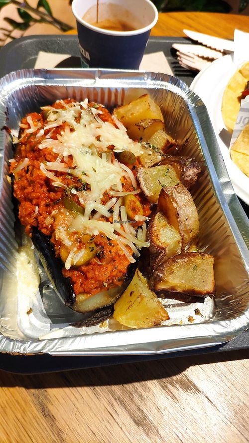 Albergínia Farcida at Veggie's World in Andorra La Vella