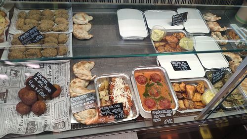 Vegan offerings at Veggie's World in Andorra La Vella