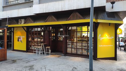 Front entrance at Veggie's World in Andorra La Vella