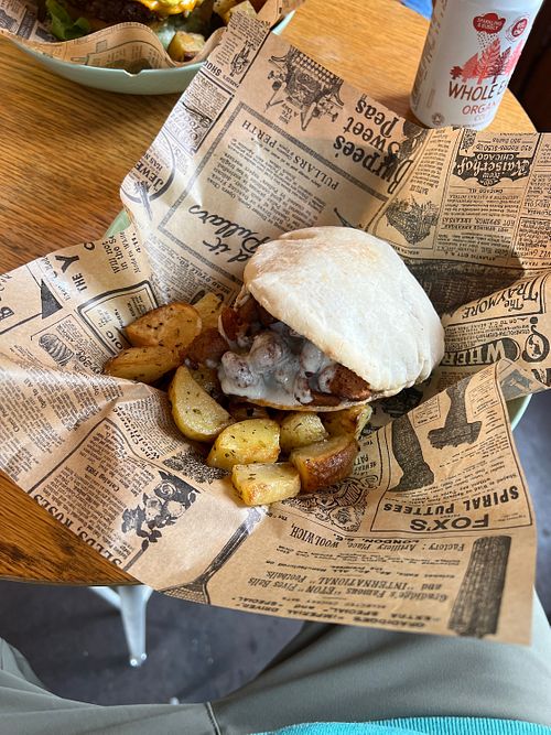 Vegan kebab  at Veggie's World in Andorra La Vella