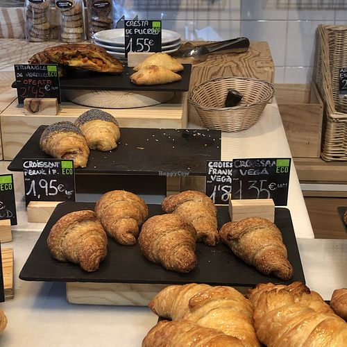 Vegan whole-wheat croissants 🥐   at Veritas in Andorra La Vella