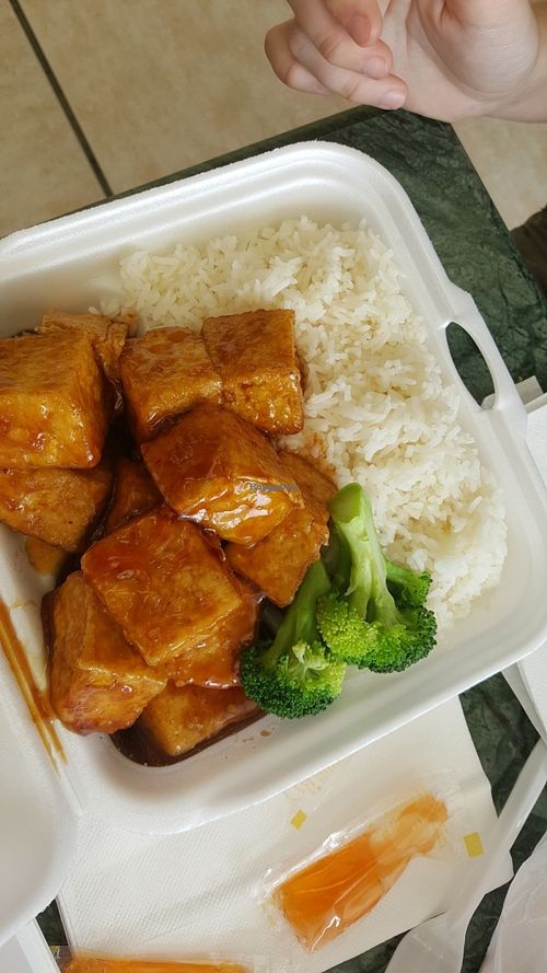 General Tso tofu  at China II in Sanford