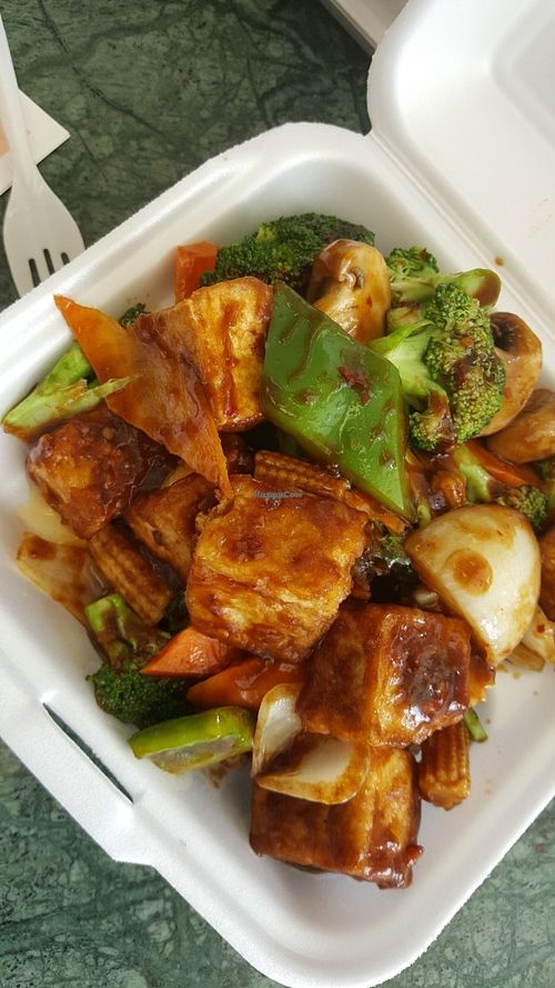 Tofu vegetables scheuan at China II in Sanford