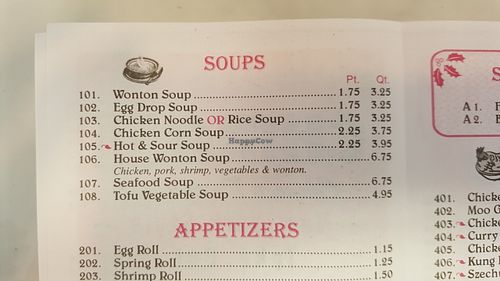 Tofu soup is vegan!!! at China II in Sanford