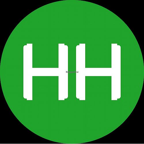 Our simple version of our logo at Hartland Hall Natural Foods and Juice Bar in Orange