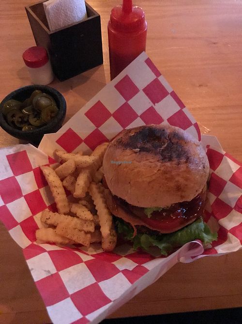 Western burger at Mc & Chili in Monterrey