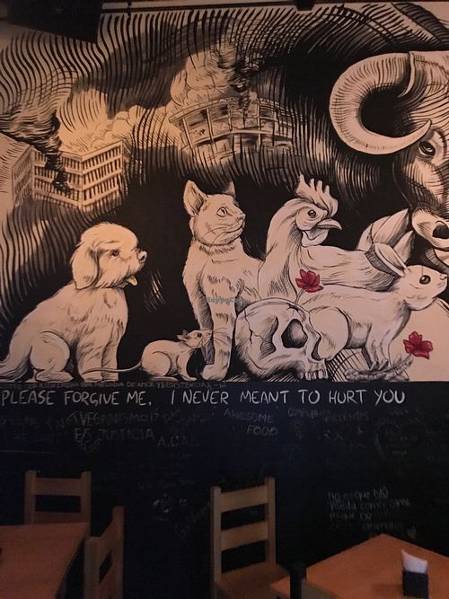 Wall mural at Mc & Chili in Monterrey