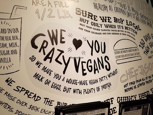 ? we're not crazy but glad you love us! at Twisted Root Burger in Waco