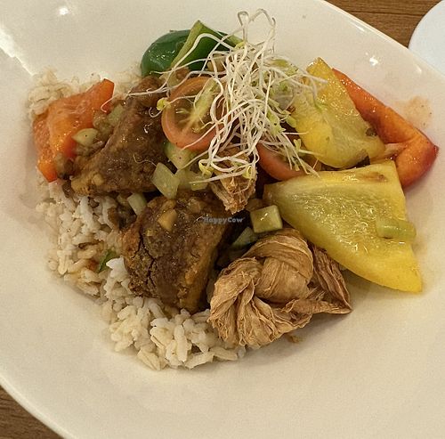 Red rice “sweet & sour”   at Yi Ke Shu - Tanjung Bungah in Penang