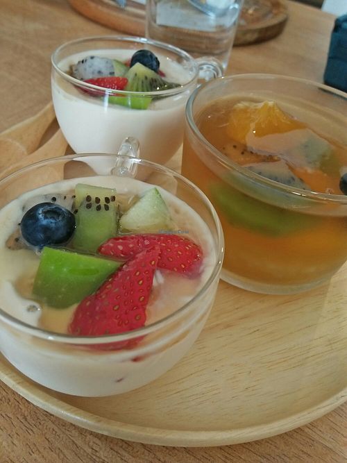 Soya yogurt and coral jelly at Yi Ke Shu - Tanjung Bungah in Penang