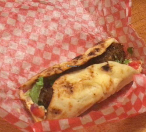 Fal wrap  at Troy's Turkish and Mediterranean in Wolfville