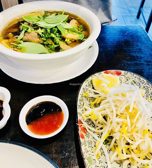 Combination Pho at Huong Viet in Footscray